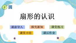 冀教版6上数学 1.4 扇形的认识 课件