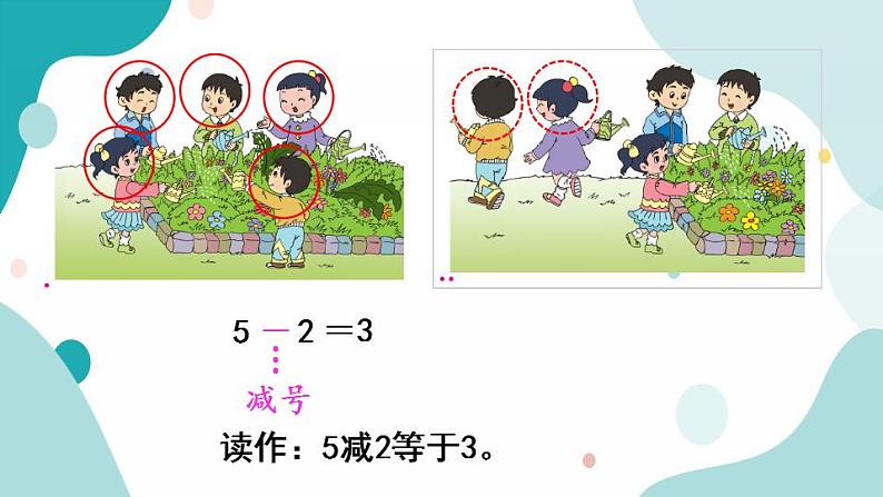 苏教版1年级上册数学第八单元第2课时 得数在5以内的减法课件第4页