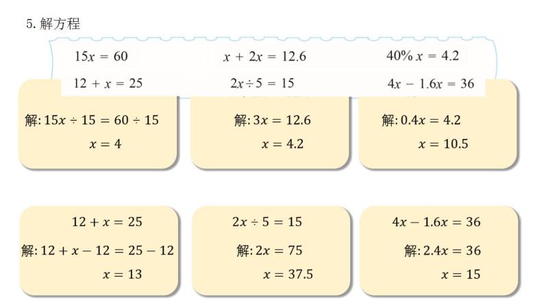 总复习（7）《数的运算（式与方程）》课件+教案06