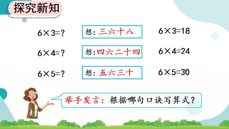 4.2.8 6的乘法口诀 课件+教案+练习08