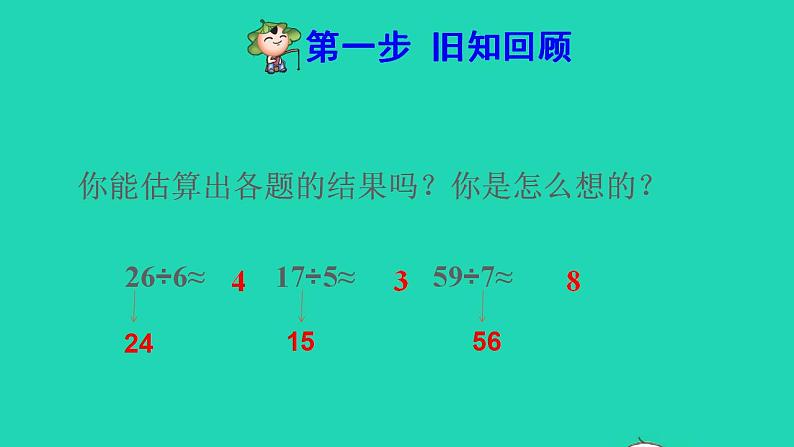 2022三年级数学下册第2单元除数是一位数的除法第8课时用除数是一位数的除法估算解决问题预习课件新人教版02