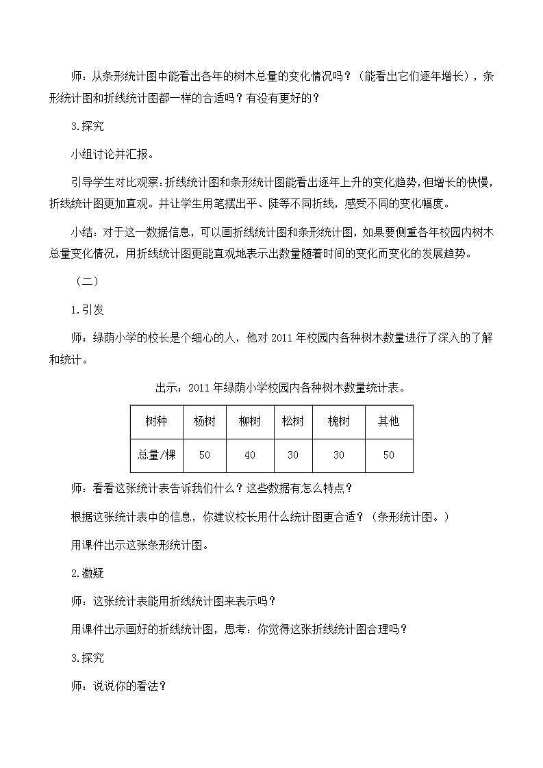 5.2《統(tǒng)計(jì)圖的選擇》教案第3頁(yè)