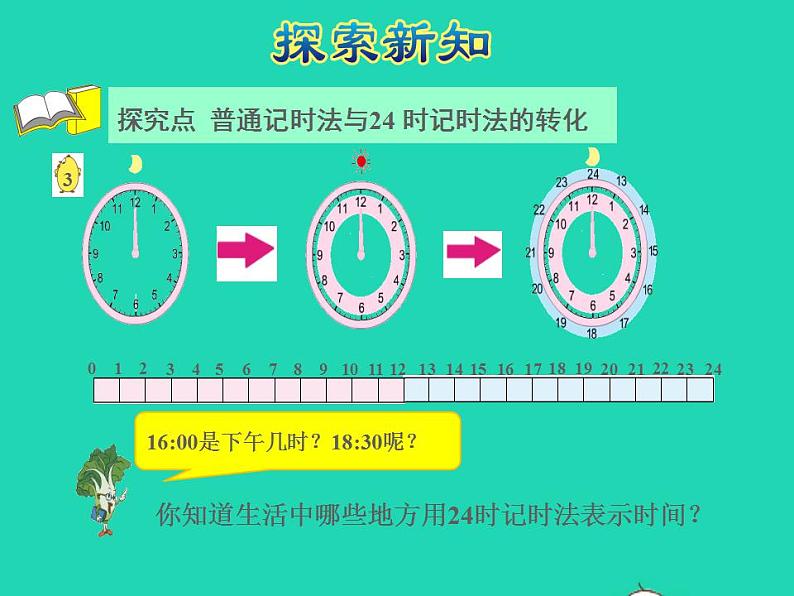 2022三年级数学下册第5单元年月日第3课时认识24时计时法授课课件苏教版06