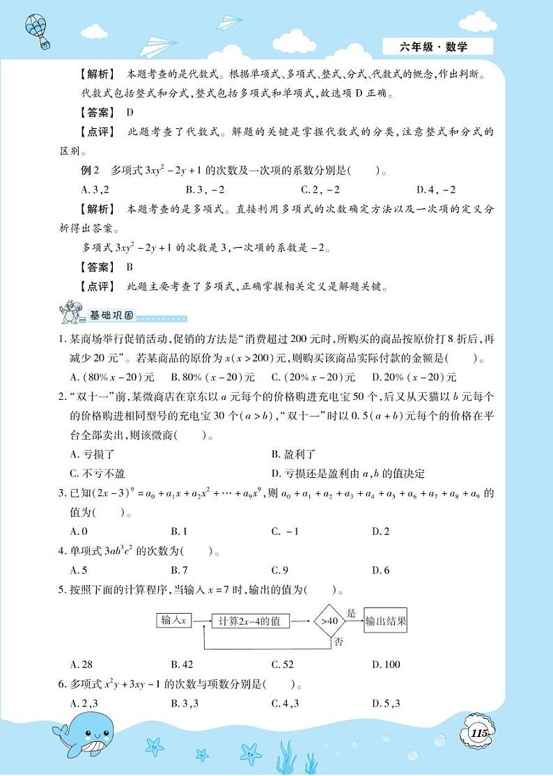 第19讲 整式第2页