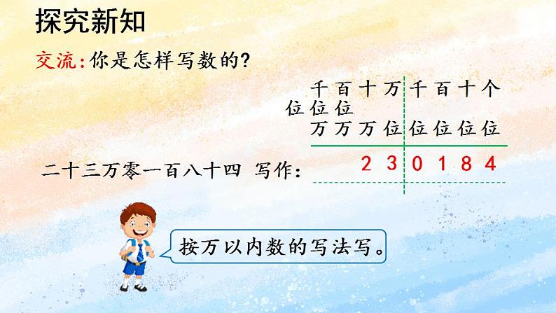 人教版4上数学 1.3 亿以内数的写法 课件第5页
