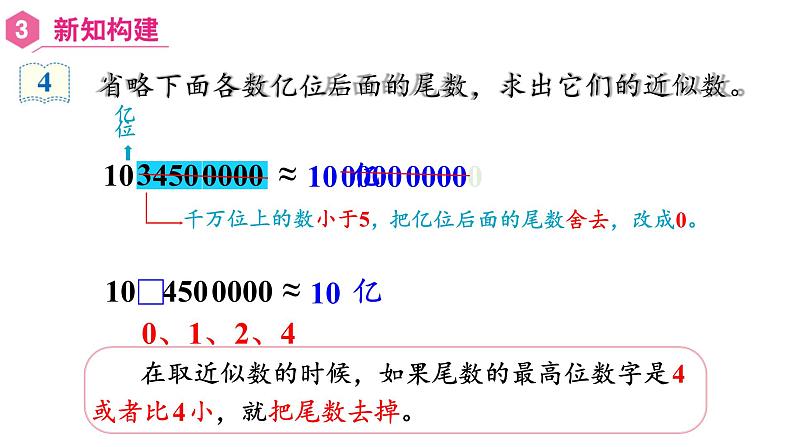 【同步备课】第10课时 先求近似数再改写(课件)四年级数学上册(人教版)第4页