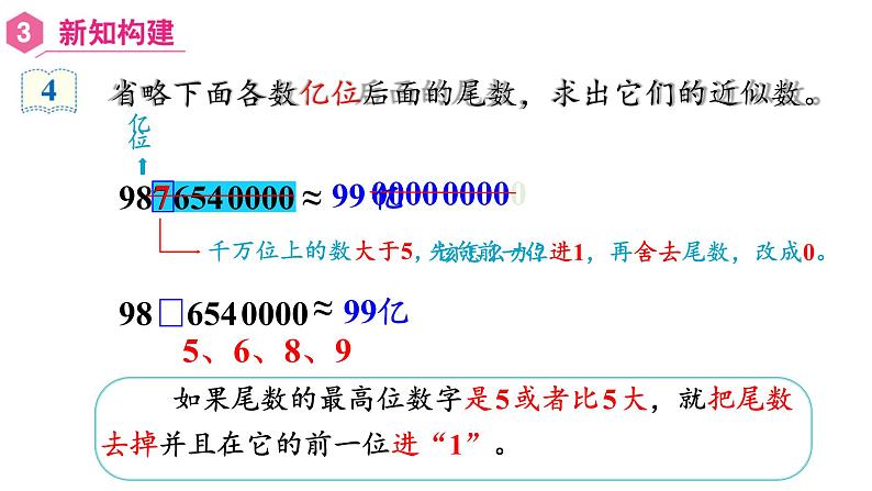 【同步备课】第10课时 先求近似数再改写(课件)四年级数学上册(人教版)第5页