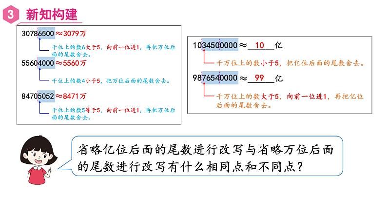 【同步备课】第10课时 先求近似数再改写(课件)四年级数学上册(人教版)第7页