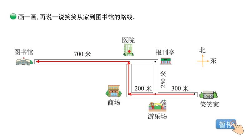 小学数学 北师大版 四上 第五单元第1课时《去图书馆》课件04