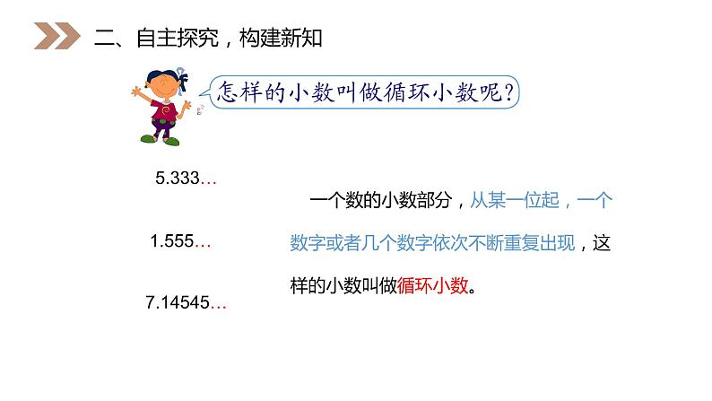 《循环小数》人教版小学数学五年级上册PPT课件(第3.5课时)第6页