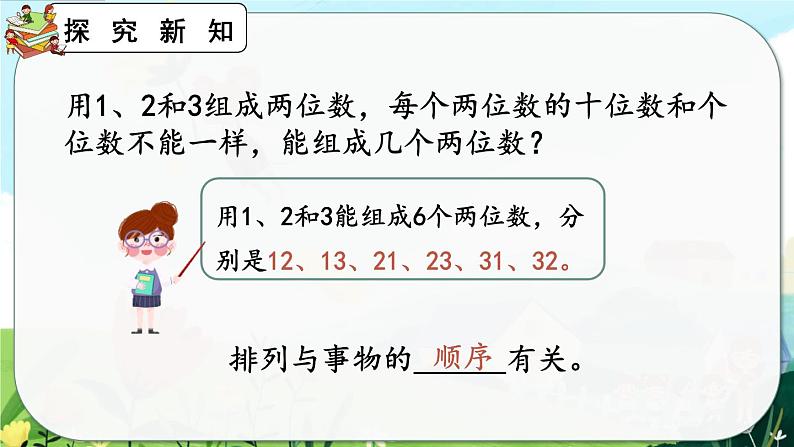 【最新教材插图】人教版数学二上 8.1《简单的排列问题》课件+教案+练习08