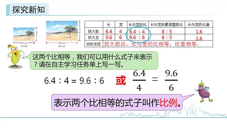 小学数学六下 第四单元 第2课时 比例的意义 学习课件第4页