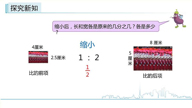 小学数学六下 第四单元 第1课时 图形的放大和缩小 学习课件第8页