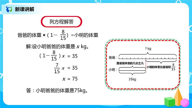 人教版小学数学六年级上册3.6《分数除法的应用(2)》PPT课件06