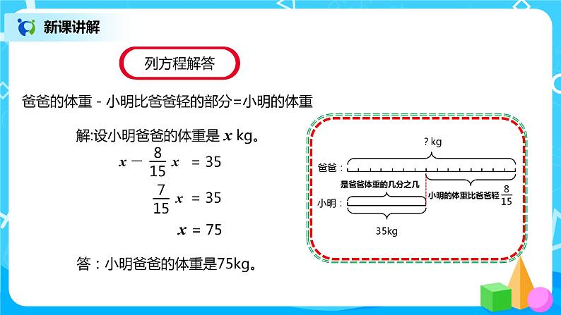 人教版小学数学六年级上册3.6《分数除法的应用(2)》PPT课件07