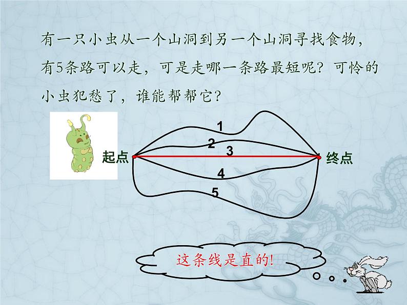 四年级上册数学课件-2.6线段、射线和直线|浙教版03