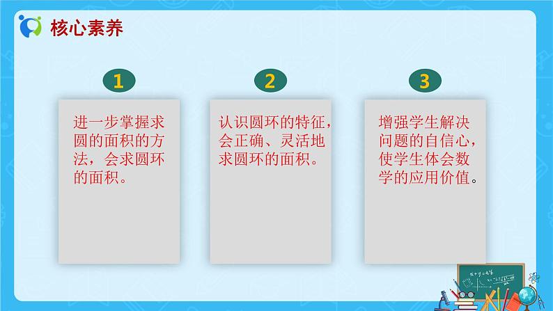 【新课标】人教版数学六年级上册5-5 圆环的面积(例2)课件+教案+习题02