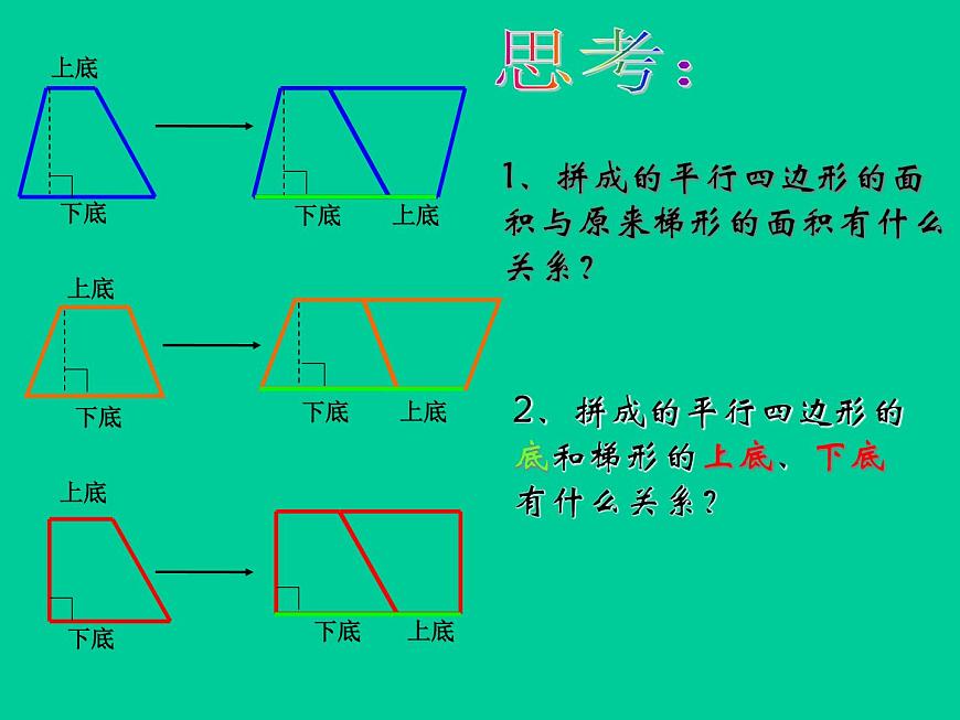 五年級上冊數(shù)學課件-5.5 梯形的面積 ▏滬教版 (共14張PPT)(3)第7頁