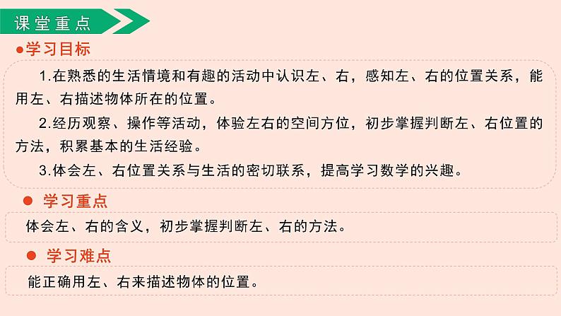 人教版(2022年新插图)数学一年级上册:2.2《左、右》课件02