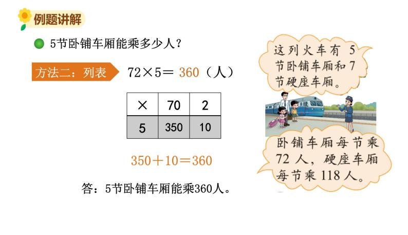 北师大版三年级数学上册课件 第六单元 3乘火车06