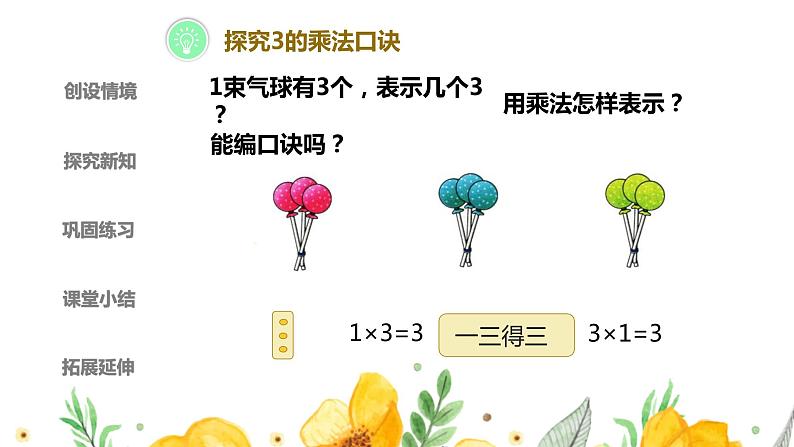 人教版二年级上数学第四单元第3课时《2、3、4的乘法口诀》优质课教学课件08