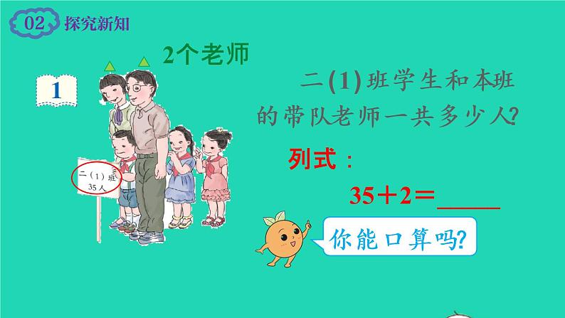 2022二年级数学上册2100以内的加法和减法二1加法第1课时不进位加教学课件新人教版第3页