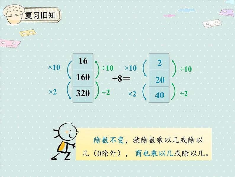 人教版4年级数学上册 6.7 商的变化规律 PPT课件04