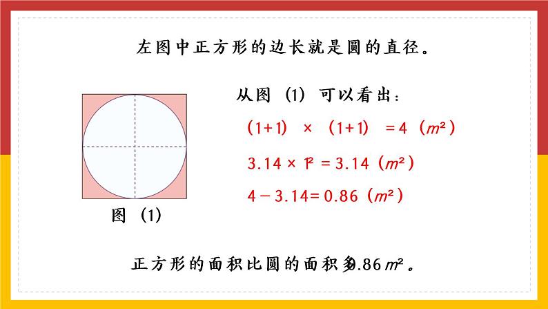 人教版数学六年级上册《圆——不规则图形的面积》精品PPT教学课件06