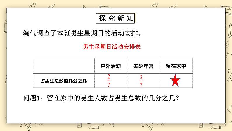 北师大版五下1.2《星期日的安排》课件+教学设计+同步练习07