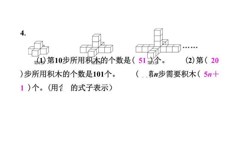 六年级下册数学总复习课件-数学思考:第 2 课时 找规律-通用版第4页