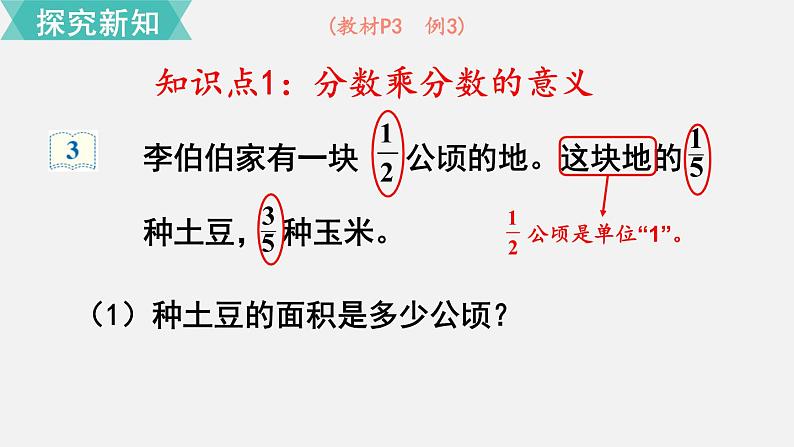 人教六数上第一单元第3课时 分数乘分数(1)课件03