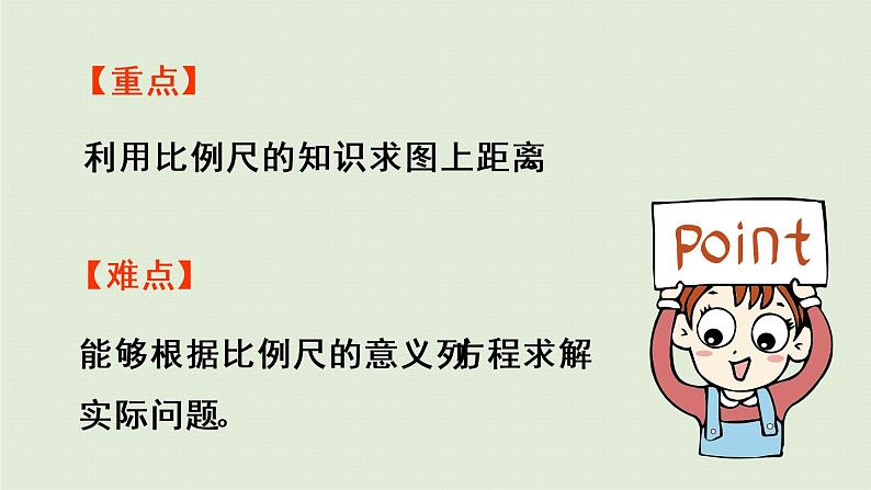 数学青岛六(下)课件 第四单元 快乐足球—比例尺 第3课时 根据比例尺和实际距离求图上距离第3页