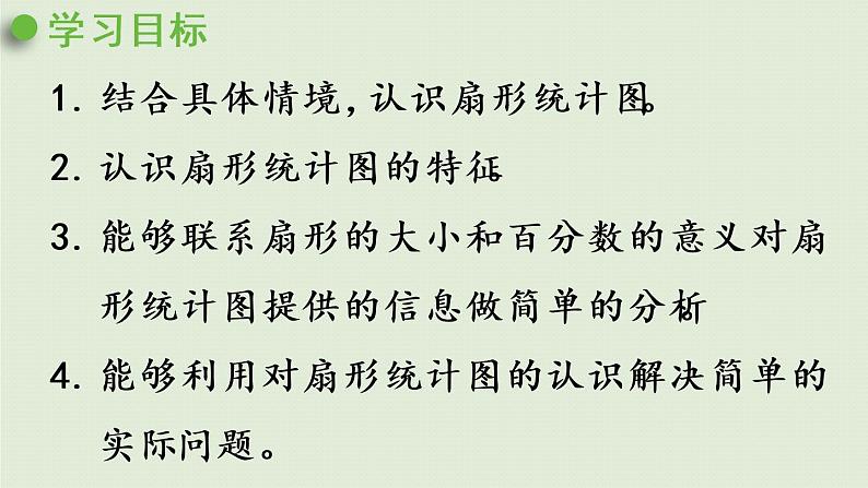 数学青岛六(下)课件 第五单元 奥运奖牌—扇形统计图 第1课时 认识扇形统计图02