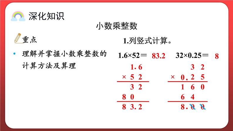 第一单元 小数乘整数 整理和复习(课件)人教版五年级数学上册第3页