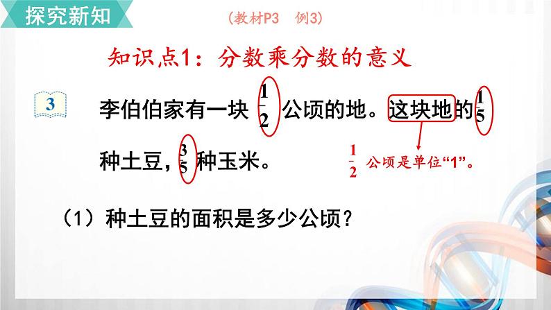 人教版新插图小学六年级数学上册1-3《分数乘分数(1)》课件+教案+课后服务作业设计03