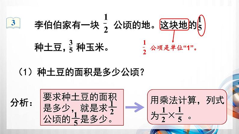 人教版新插图小学六年级数学上册1-3《分数乘分数(1)》课件+教案+课后服务作业设计04
