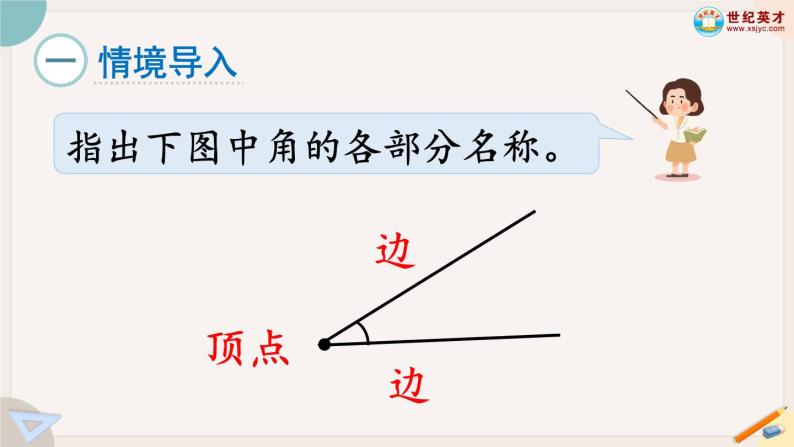 3.2《 角的度量》PPT课件+教学设计+同步练习02