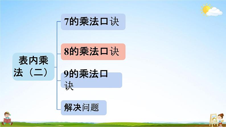 人教版二年级数学上册《6-12 练习二十二》课堂教学课件PPT小学公开课第4页