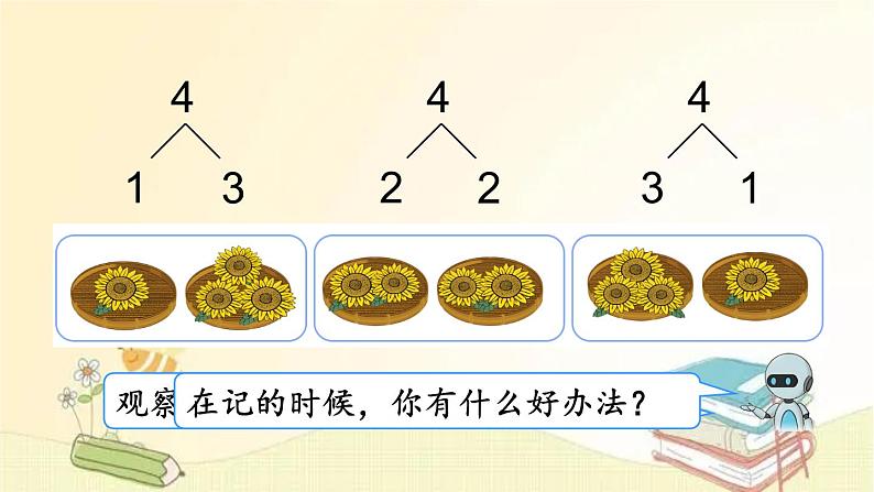 人教版数学一年级上册 第4课时 分与合 课件第5页