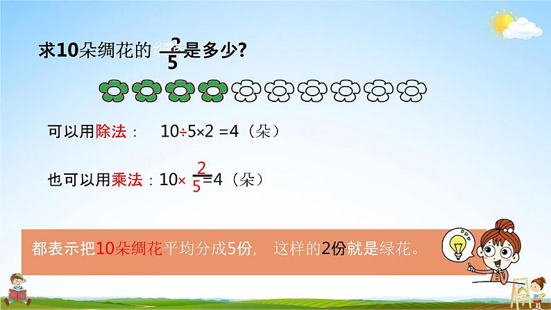 苏教版六年级数学上册《第二单元 简单的分数乘法实际问题(一)》课堂教学课件PPT小学公开课第8页