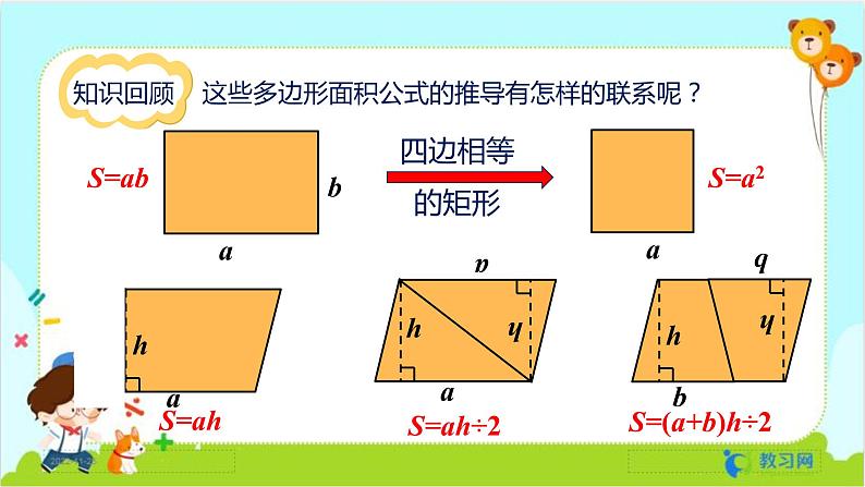 数学RJ版 五年级上册 第8单元 8.3 多边形的面积 PPT课件第6页