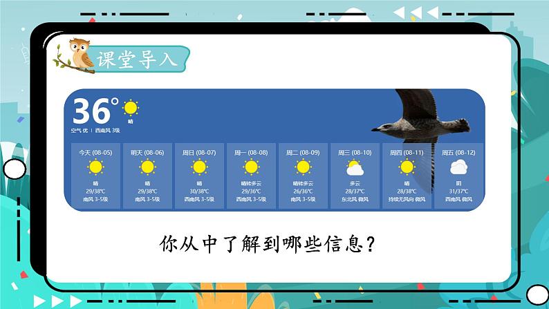 6数下(JJ)第1单元 记录天气 PPT课件02