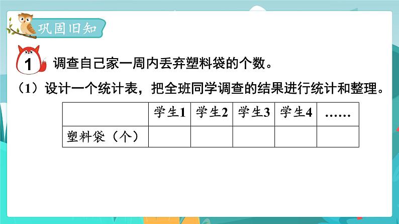6数下(JJ)第6单元 (三)统计与概率 第1课时 简单的数据统计过程(1) PPT课件第3页