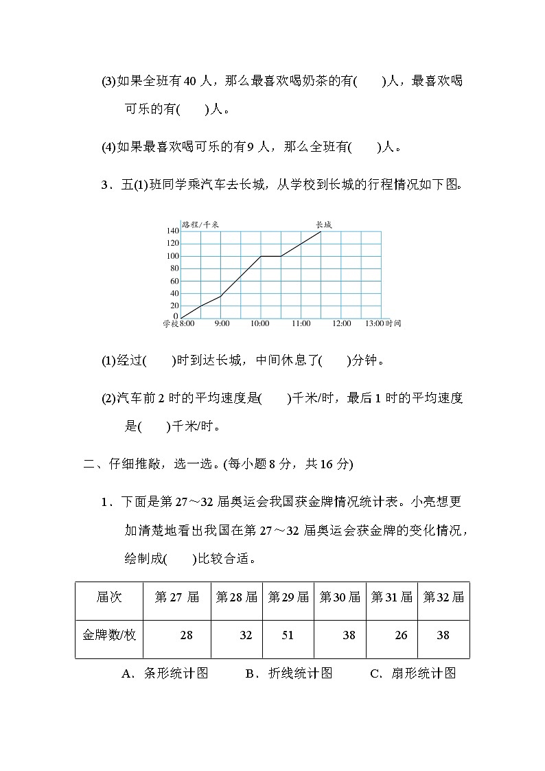 8北师大版六年级数学上册.掌握数据分析的方法第2页