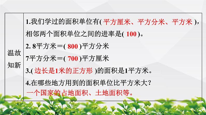 人教版数学四年级上册作业课件:公顷和平方千米第2页