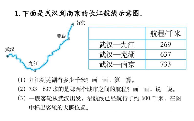 三年级数学北师大版上册 6.4 去奶奶家   课件03