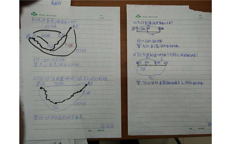 三年级数学北师大版上册 6.4 去奶奶家   课件05