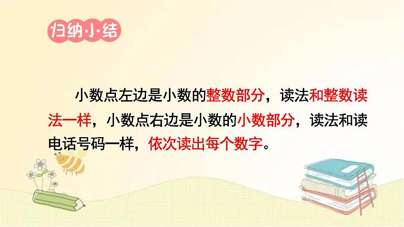 人教版数学三年级下册 第1课时 认识小数 课件第5页