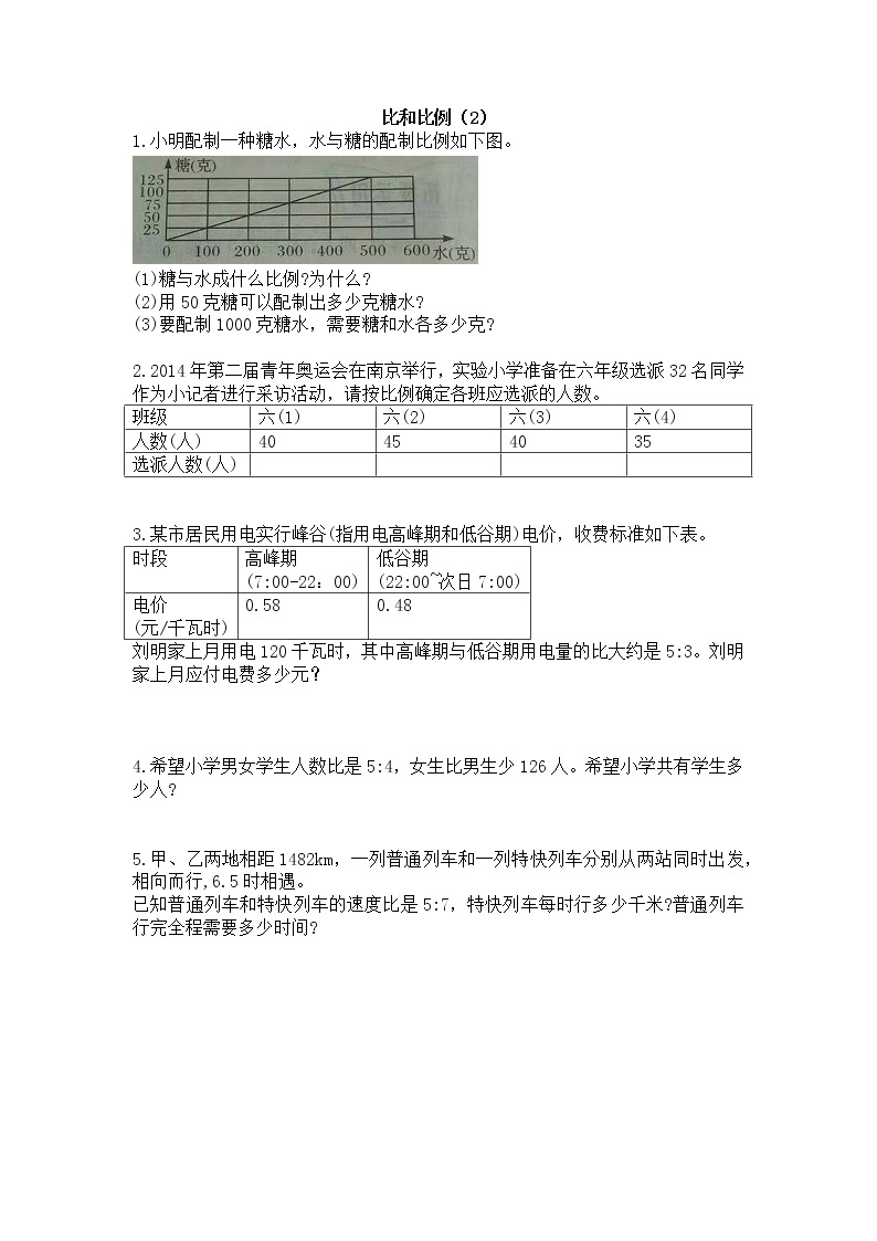 西师大版数学六年级下册 第5单元 1.12 比和比例（2） PPT课件+练习01