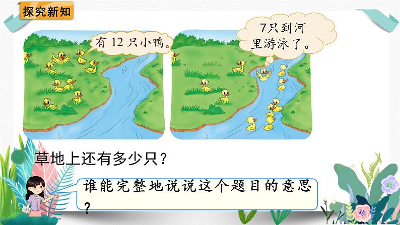 北师大数学一下课件第3课时 快乐的小鸭第3页